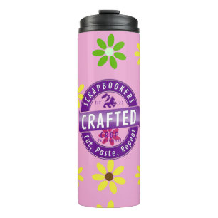 Scrapbookers - Ausschneiden, Einfügen und Wiederho Thermosbecher