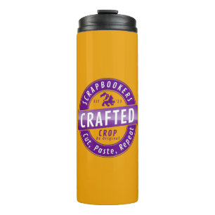 Scrapbookers - Ausschneiden, Einfügen und Wiederho Thermosbecher