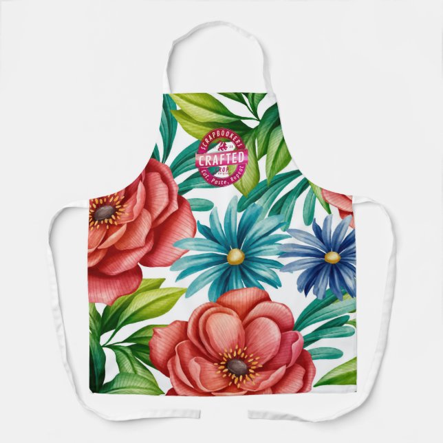 Scrapbookers Cut Paste Repeat Schürze (Vorderseite)