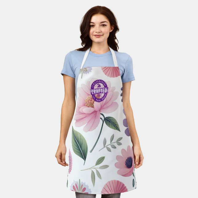 Scrapbookers Cut Paste Repeat Schürze (Getragen)