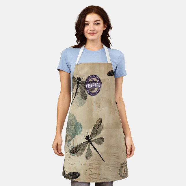 Scrapbookers Cut Paste Repeat Schürze (Getragen)