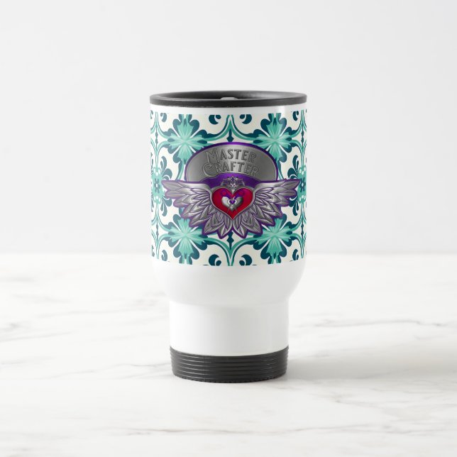 Scrapbookers Master Abzeichen Travel Mug Reisebecher (Mittel)