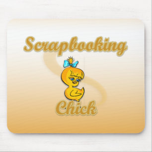 Scrapbooking Chick Mousepad