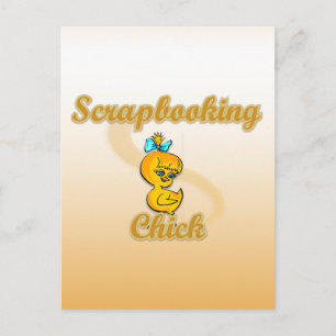 Scrapbooking Chick Postkarte
