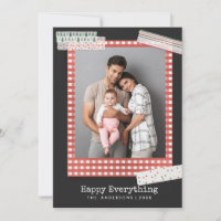 Scrapbooking Feiertage | Gingham-Rahmen Foto