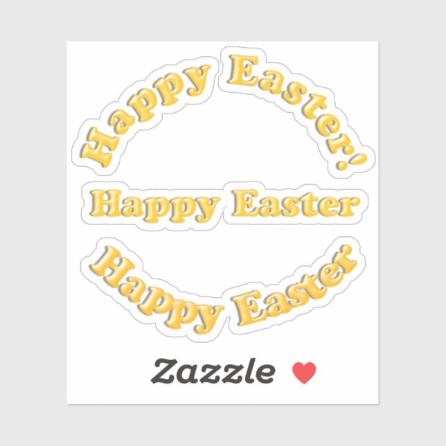 Scrapbooking Frohe Ostern Aufkleber (Blatt)
