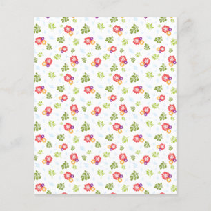 Scrapbooking für tropische Blume und Blätter