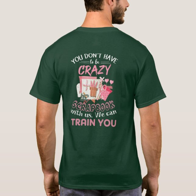Scrapbooking gemacht T-Shirt (Rückseite)
