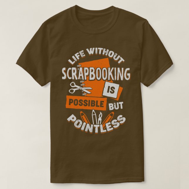 Scrapbooking Hob T-Shirt (Design vorne)