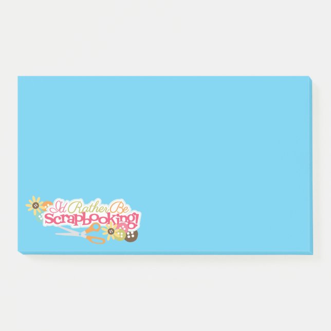 Scrapbooking Post-it Klebezettel (Vorderseite)
