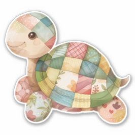 Scrapbooking Turtle Sticker