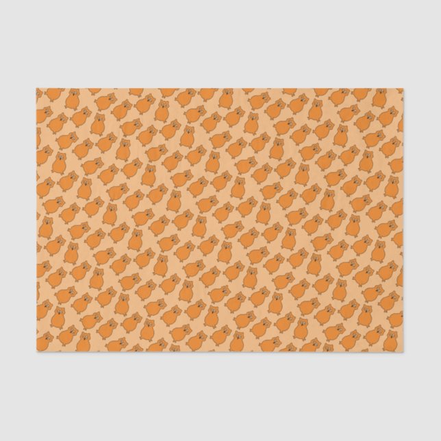 Scrapbooking und Decoupage mit Oktober Owls Seidenpapier (Vorderseite)