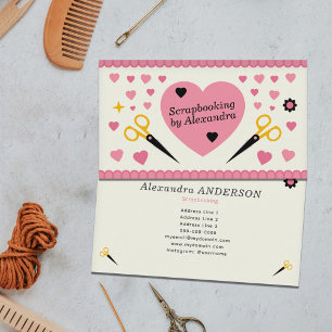 Scrapbooking Visitenkarte