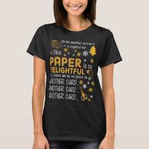 Scrapbooking Weihnachtsbuch Wunderbar T-Shirt