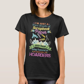 Scrapbooking Wenige Blätter Scrapbook Papier T-Shirt