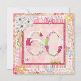 Scrapbooking zum 60. Geburtstag Einladung