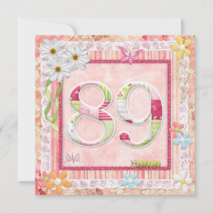 Scrapbooking zum 90. Geburtstag Einladung