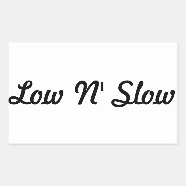 Scrapeworks Low N' Slow Sticker (Vorderseite)