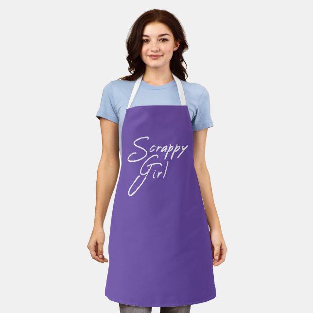 Scrappy Girl Schürze (Getragen)