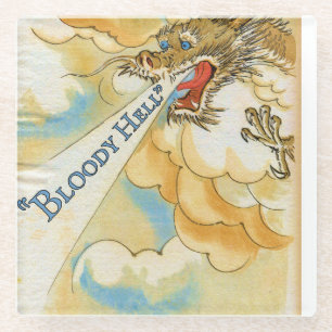 Scrared Dragon Glasuntersetzer