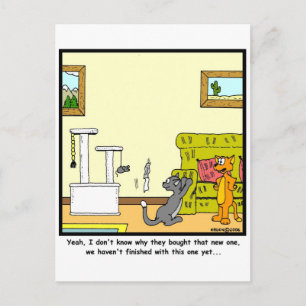 Scratch-post Postkarte