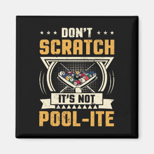 Scratch seine nicht-Pool-Snooker Billard Pl Magnet