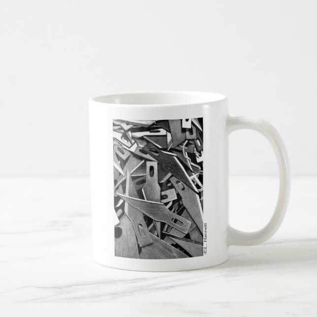 "Scratchboard Boneyard" Tasse (Rechts)