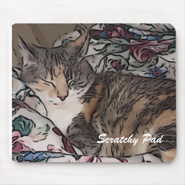 scratchy Auflage Mousepad (Vorne)