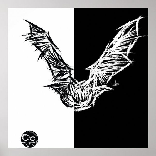 Scratchy Bat Poster/Print 1 Poster (Vorne)