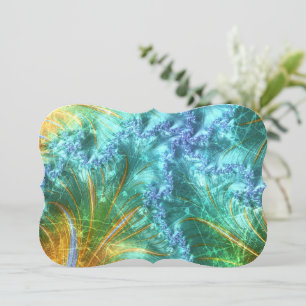 Scratchy Fraktal Feiertagskarte