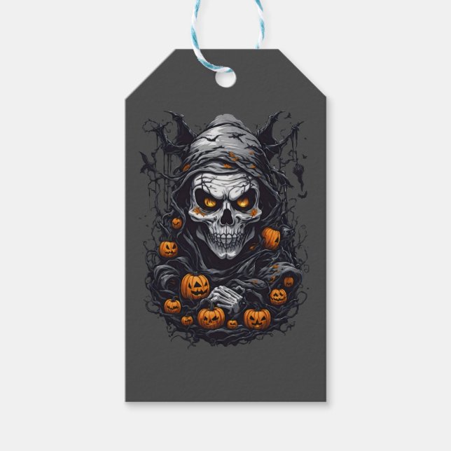 Scray Halloween Geschenkanhänger (Vorderseite)