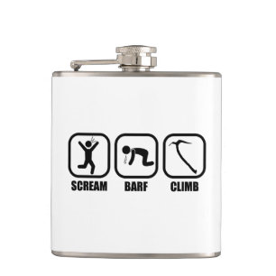 Scream Barf Climb Flachmann