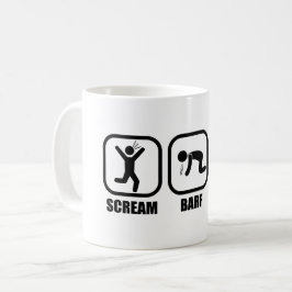 Scream Barf Climb Kaffeetasse