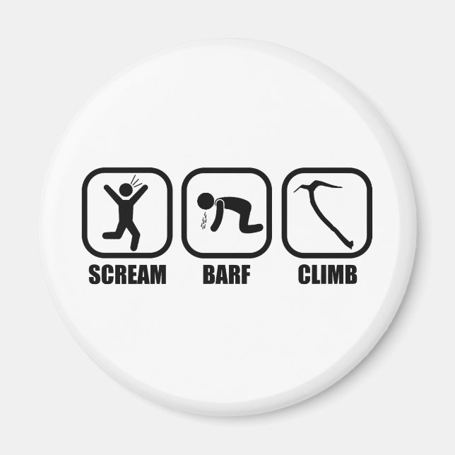 Scream Barf Climb Magnet (Vorne)