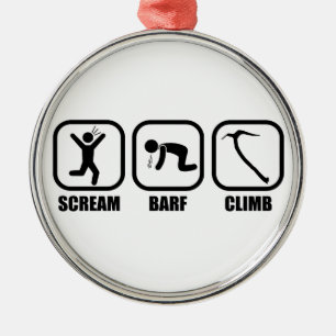 Scream Barf Climb Ornament Aus Metall