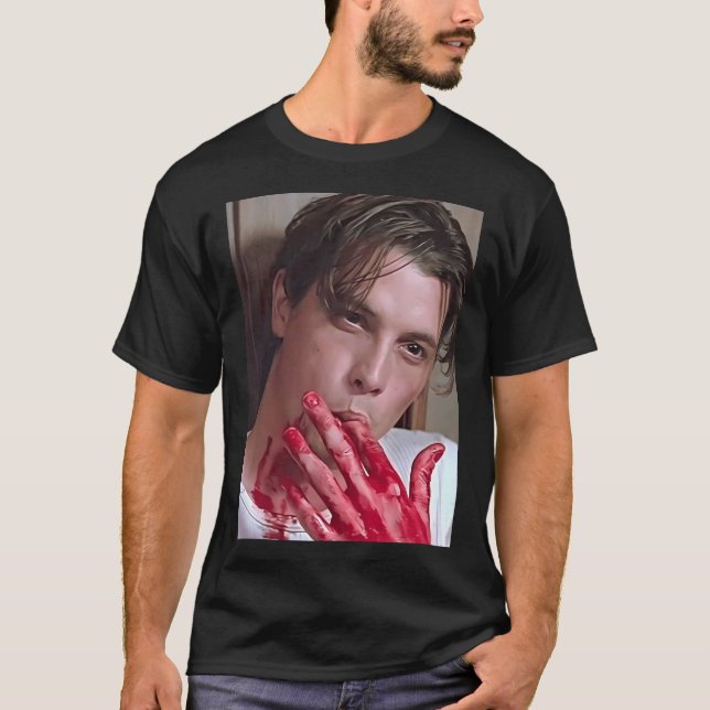 Scream Billy Loomis Horror Movie Blood T-Shirt (Vorderseite)
