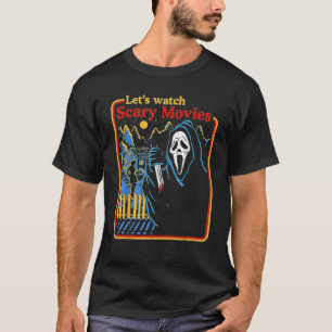 Scream-Ghostface Scream Beängstigende Kinosaal ans T-Shirt