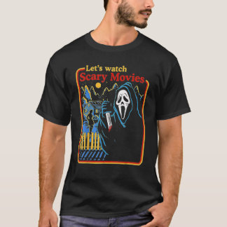 Scream-Ghostface Scream Beängstigende Kinosaal ans T-Shirt