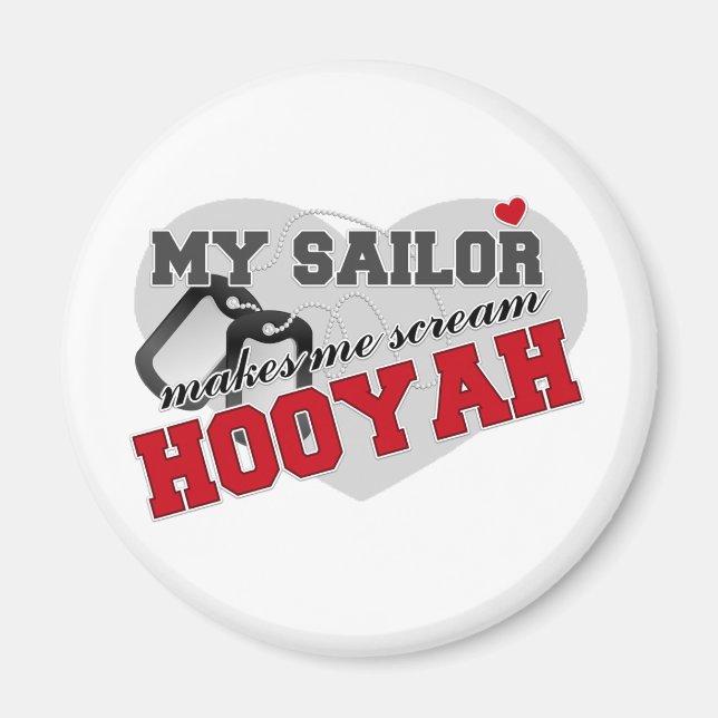 Scream HOOYAH Magnet (Vorne)