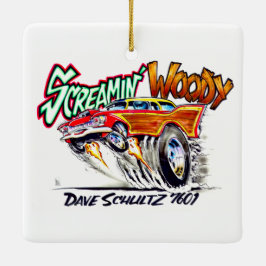 Screamin' Woody Keramikornament