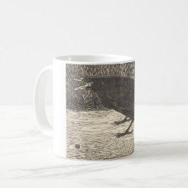 Screaming Crow (von Jan Mankes) Kaffeetasse