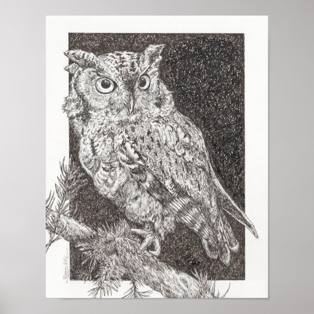 Screech Owl Poster (Vorne)