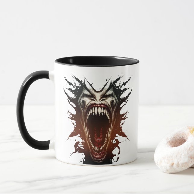 Screening Daemon Horror Tasse (Mit Donut)