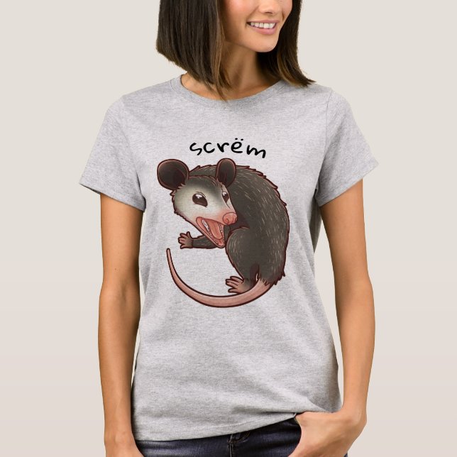 Screening Opossum oder Scrëm Possum T - Shirt (Vorderseite)