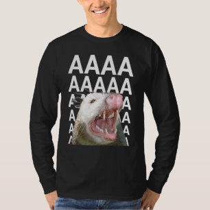 Screening Possum Aaaa Niedlich Opossum Männer T-Shirt