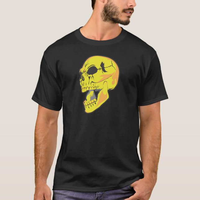 Screening Skull Halloween Shirt (Vorderseite)