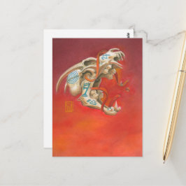 Screening Skull Mini Print Postkarte