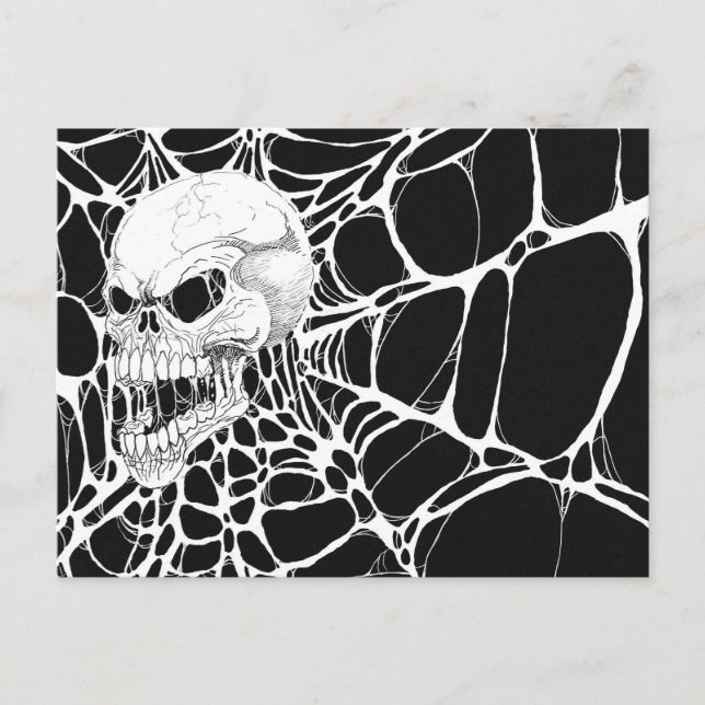 Screening Web Skull Postkarte (Vorderseite)