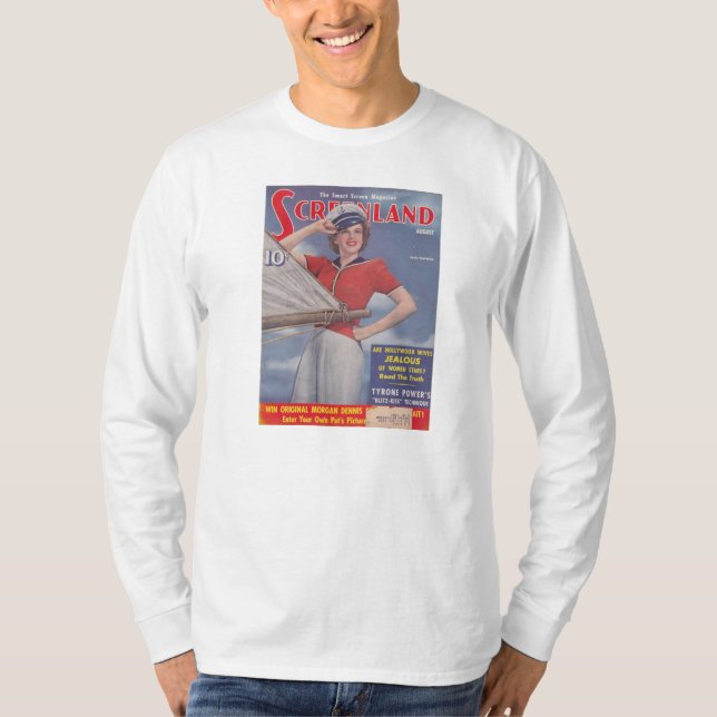 Screenland Film-Zeitschrift Judy Garland 1941 T-Shirt (Vorderseite)