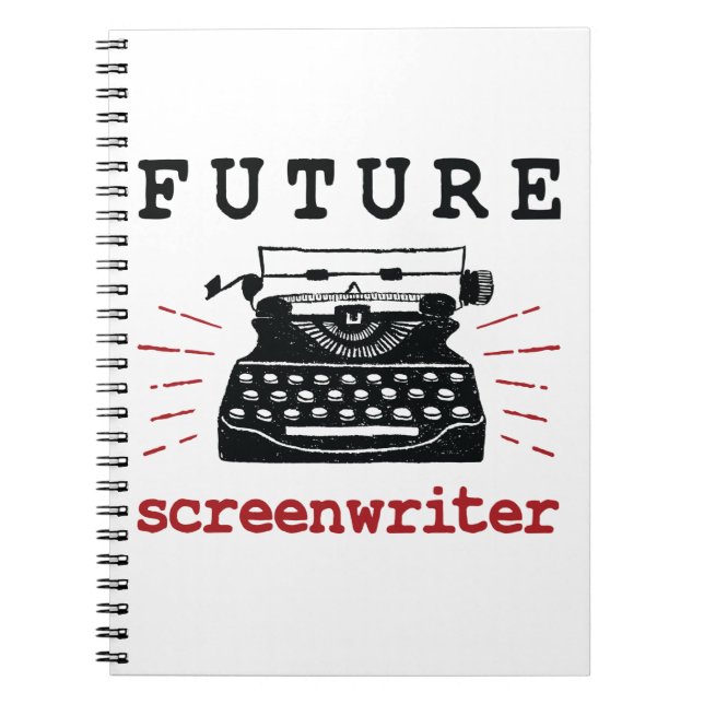 Screenplay Writer Movie Film Notizblock (Vorderseite)